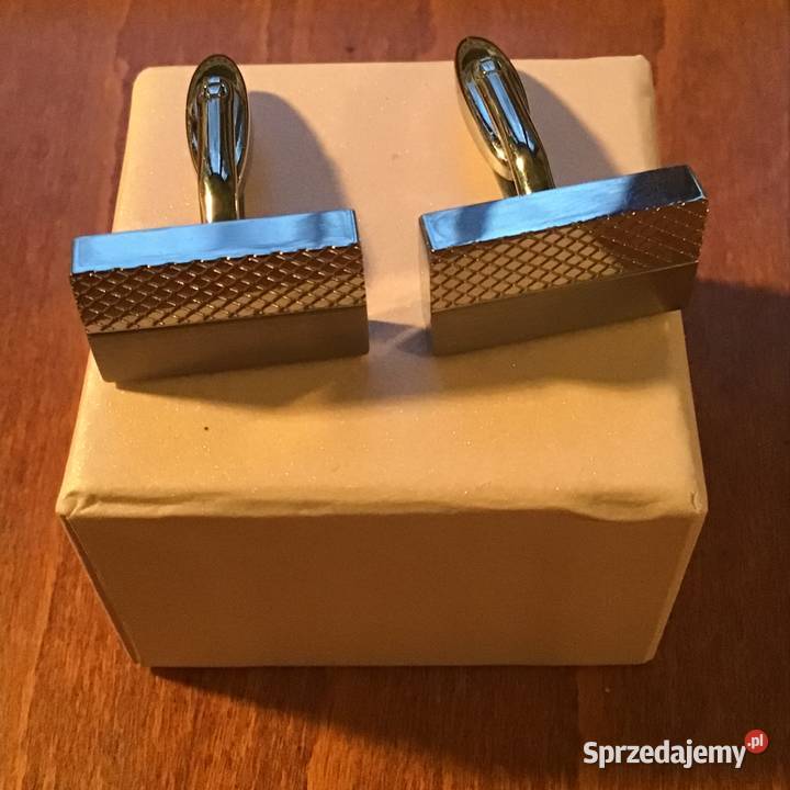Nowe stalowe spinki do mankietów Warszawa