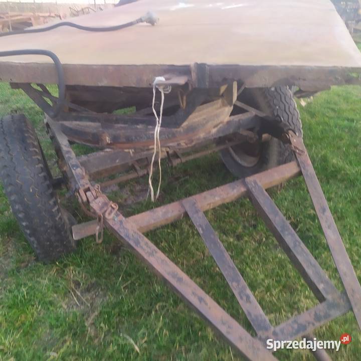 Przyczepa rolnicza nieuszkodzony Przyczepy rolnicze lubelskie Pniówek