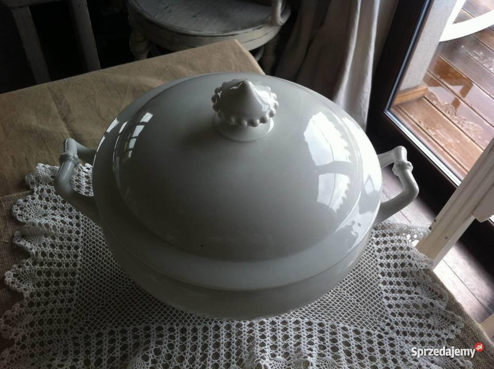 stara waza z białej porcelany Gliwice sprzedam