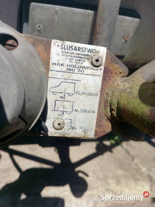 Fiat 125 p HAK Holowniczy PRL 1983 pr Jarosław