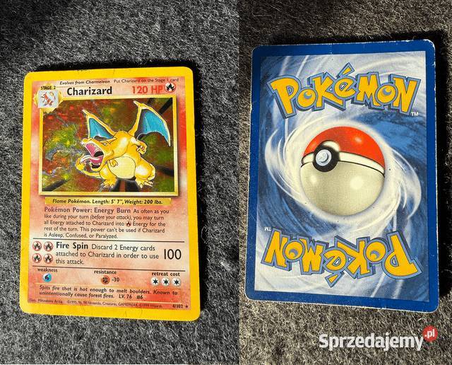 Karty Pokemon Charizard Bielsko-Biała