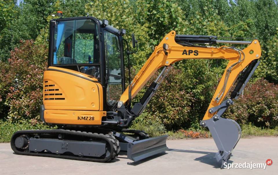 Koparka 28t APS KMZ 28 silnik YANMAR minikoparka dolnośląskie Legnica