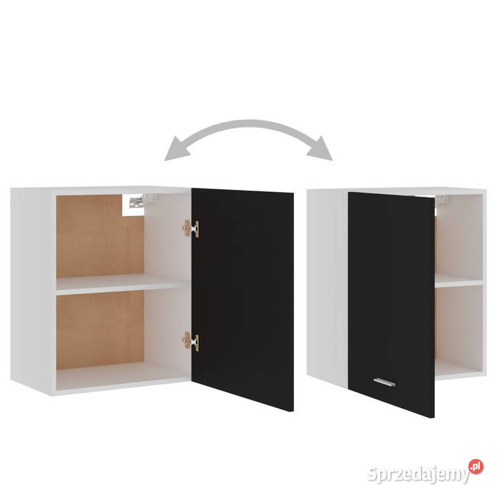 Szafki wiszące 2 czarne 50x31x60 WM805079 mazowieckie Warszawa