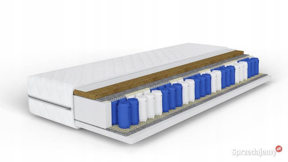 Materac kieszeniowy z kokosem PRODUCENT SZEROKI Kraków
