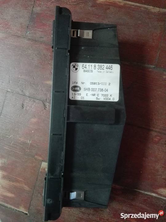 Klimatronik panel automatyczny klimy BMW E46 Rok produkcji 1999 Jurków