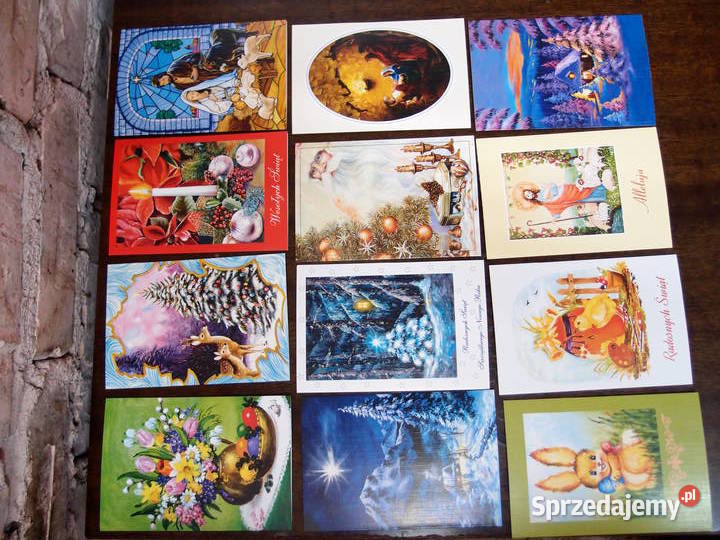 Pocztówki Karty świąteczne Łódź sprzedam
