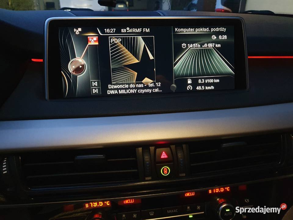 BMW X5 DIESEL 30 bezwypadkowy Salon polska światła przeciwmgielne