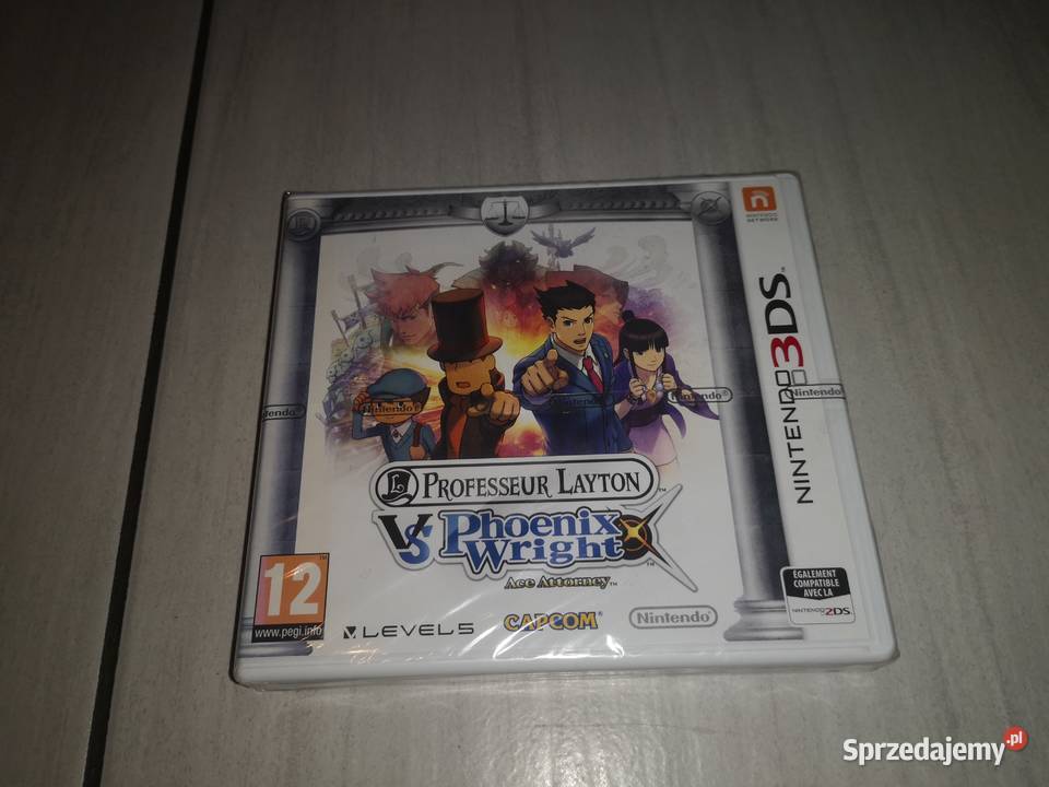 Professor Layton vs Phoenix Wright Ace Attorney Nintendo DS Aleksandrów Łódzki