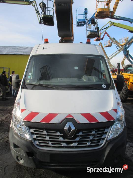 Podnośnik koszowy Klubb K32 na vanie Renault wielkopolskie Pleszew
