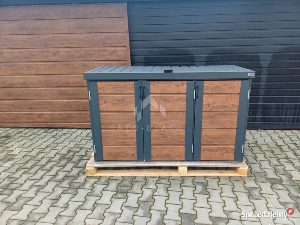 Zabudowa koszy na śmieci wiata obudowa lubuskie Gorzów Wielkopolski