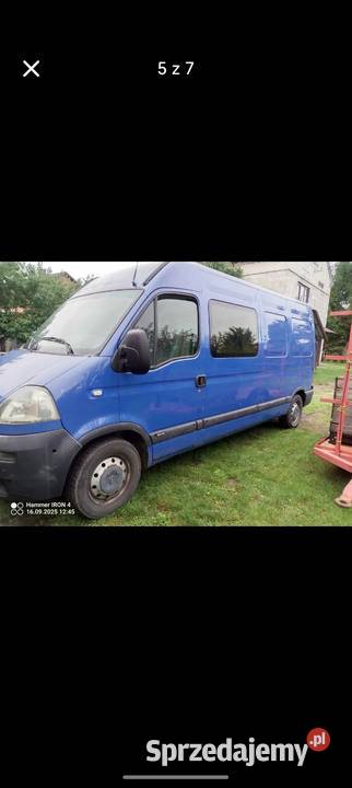 Opel Movano 695695km świętokrzyskie Sandomierz