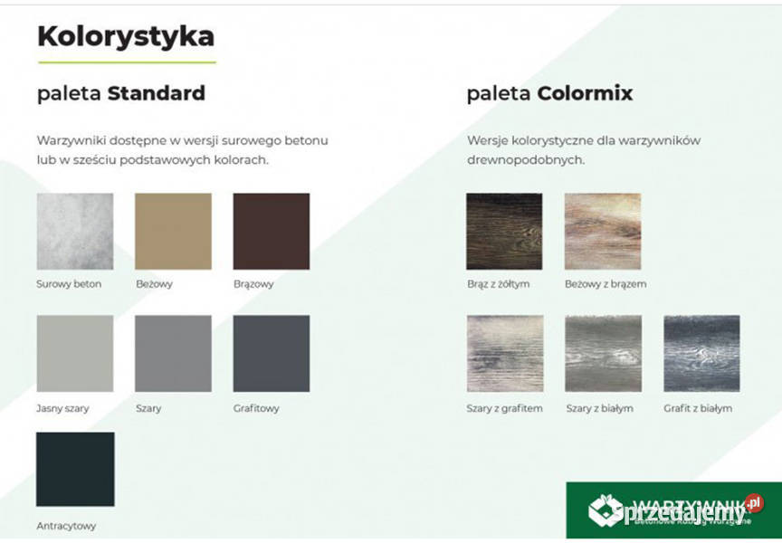 Trwały warzywnik ogrodowy skrzynie na warzywa Górno