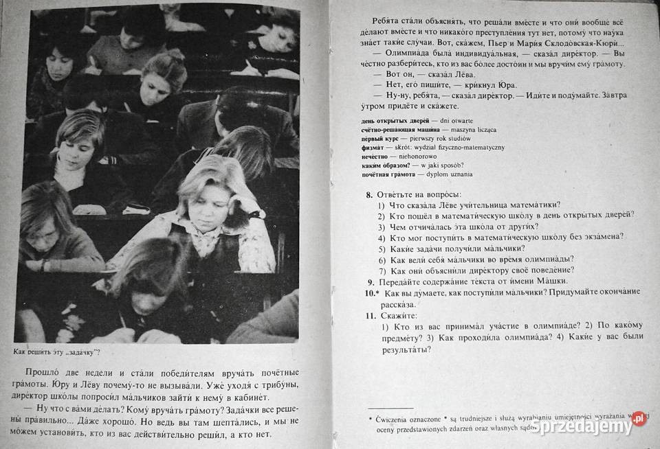 Ruski jazyk kl 1 Język rosyjski Halina Dąbrowska sprzedam
