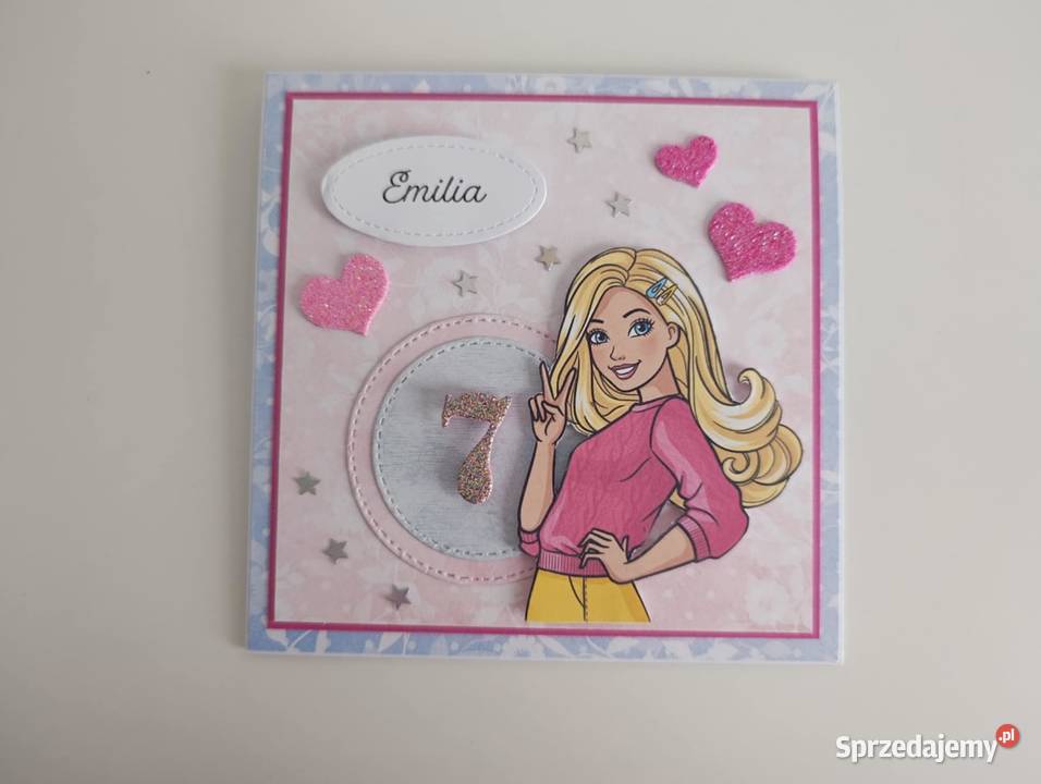 Personalizowana kartka na urodziny Barbie Łódź sprzedam