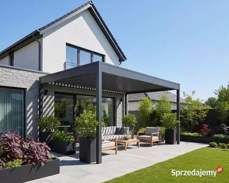 Pergola lamelowa ADVANCE od 12 400PLN - osłona przed słońcem i deszczem