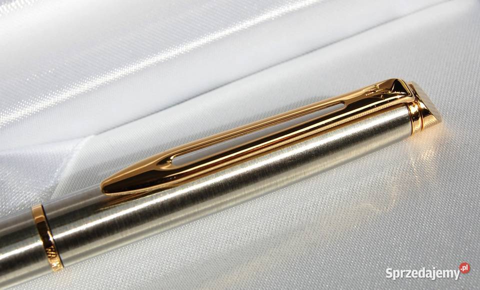Długopis Waterman Hemisphere stal złoto vintage Lublin