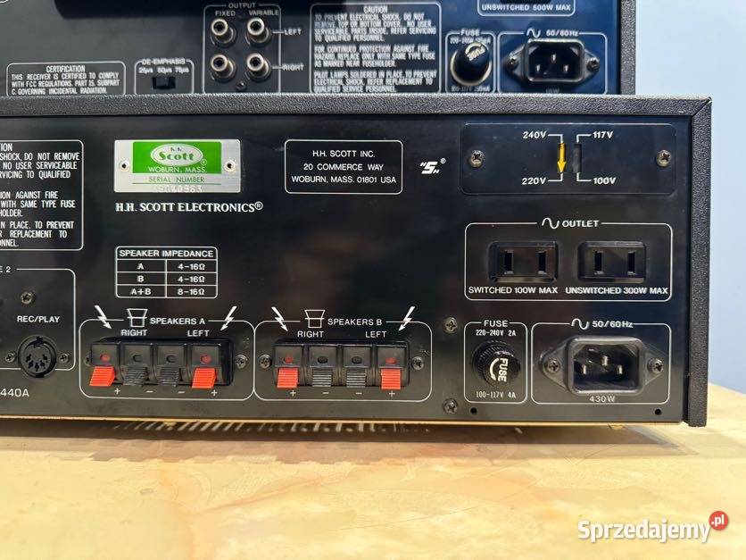 SCOTT 440A and SCOTT 570T Łapy