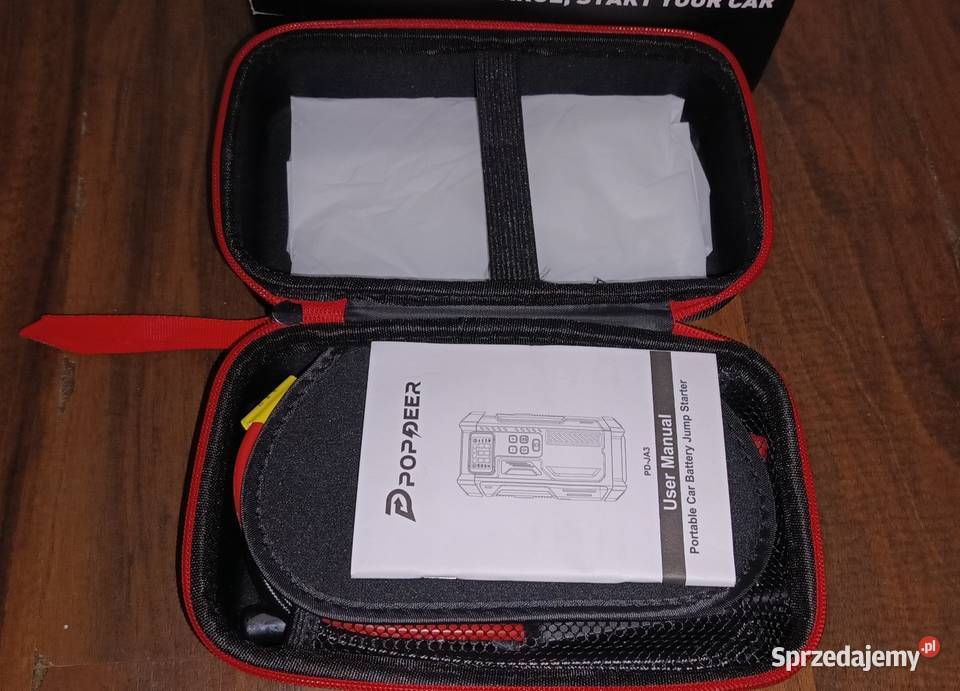 Popdeer jump starter booster kompresor latarka
