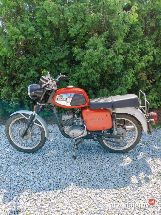 MZ TS 125 motocykl z dokumentami Kalisz