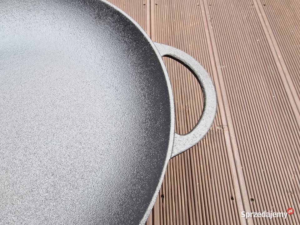 PATELNIA ŻELIWNA NA OGNISKO 34 PALENISKO Grillowanie Piaseczno sprzedam
