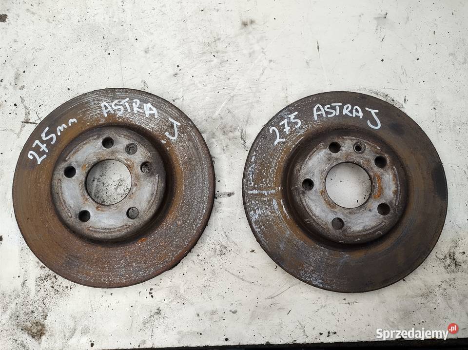 OPEL ASTRA J tarcza hamulcowa 275mm świętokrzyskie Kielce