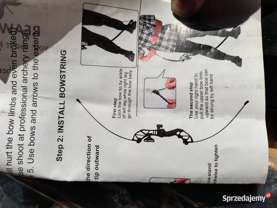 Łuk klasyczny REAWOW 2540 lbs CZARNY toparchery śląskie Zawiercie sprzedam