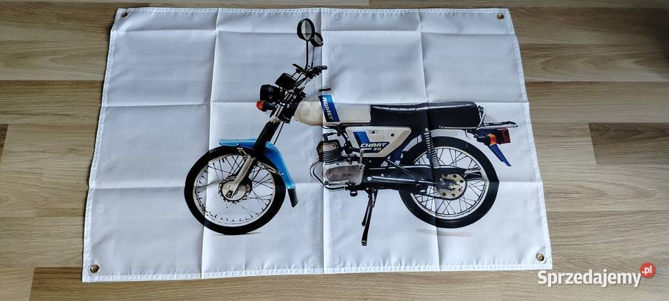 Flaga baner Romet ogar 200205chart pony Gniezno