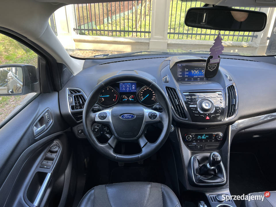 Ford Kuga Mk2 Suv 20TDCi 140 Czarny Skóry garażowany Nowa Słupia