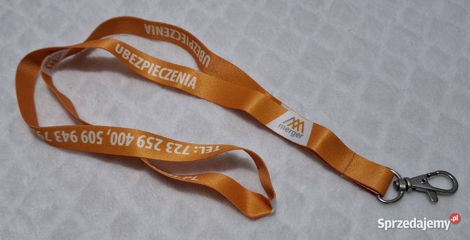 Smyczka 46 15 pomarańczowa reklamowa Merger Pozostałe śląskie Czeladź
