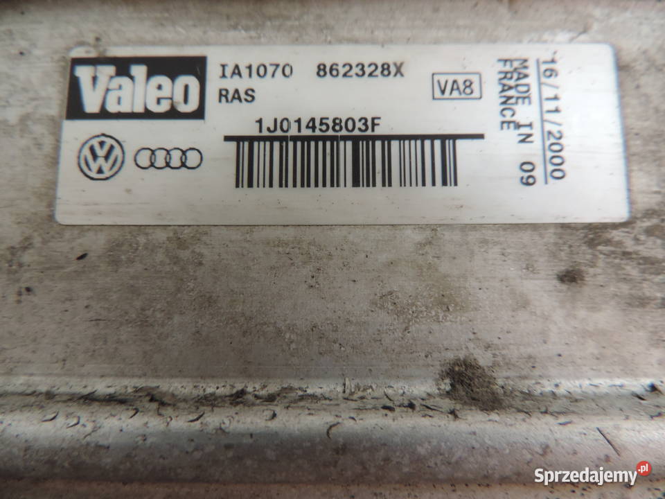 AUDI A3 8L GOLF 4 19 TDI INTERCOOLER 1J0145803F Nowy Sącz