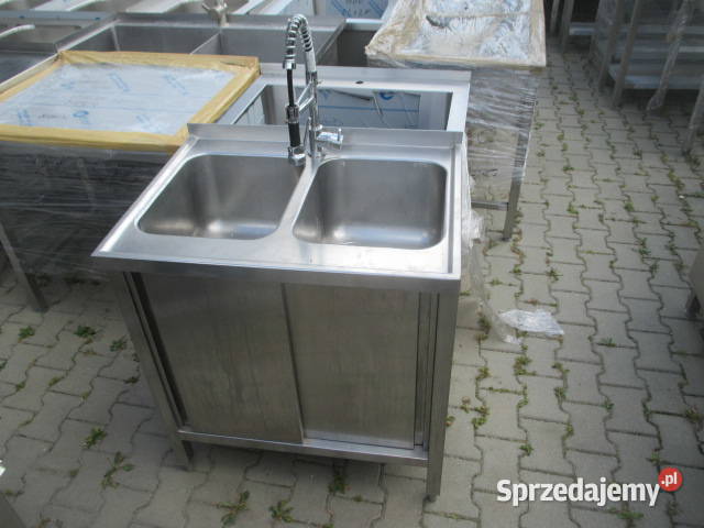 Zlew Gastronomiczny 2 Komorowy Drzwi Suwane Z Ostrów Wielkopolski