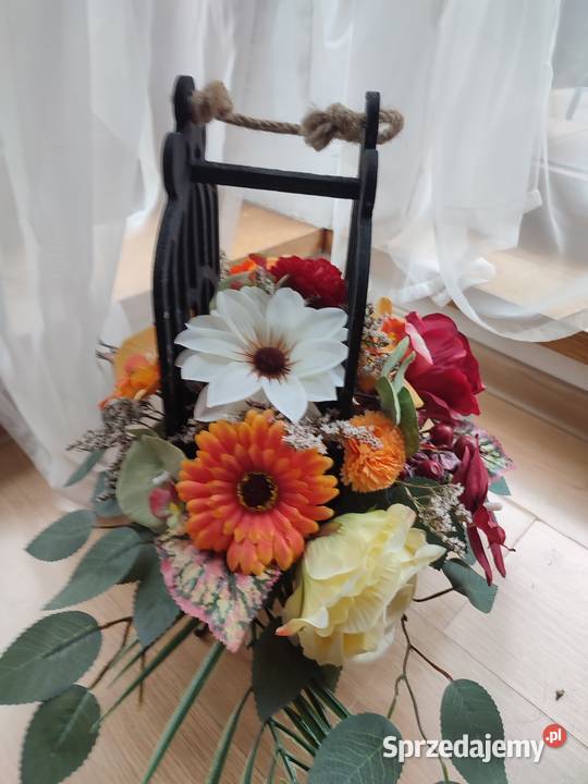 Zestaw na grób zestaw na cmentarz pomnik wielokolorowy Sosnowiec