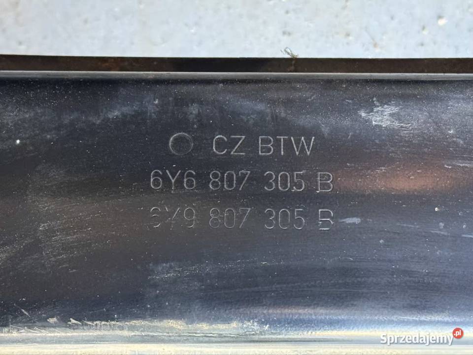 Belka zderzaka zderzak tylny wzmocnienie Skoda Pleszew sprzedam