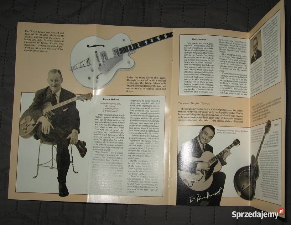 Gretsch 1990 katalog gitar Kępice