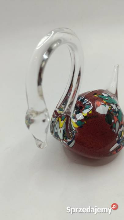 Figurka przycisk do papieru duży łabędź Zamość