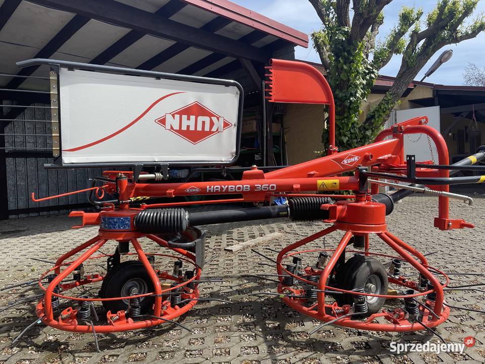 Przetrząsaczo zagrabiarka Kuhn haybob 360 podkarpackie Radomyśl nad Sanem