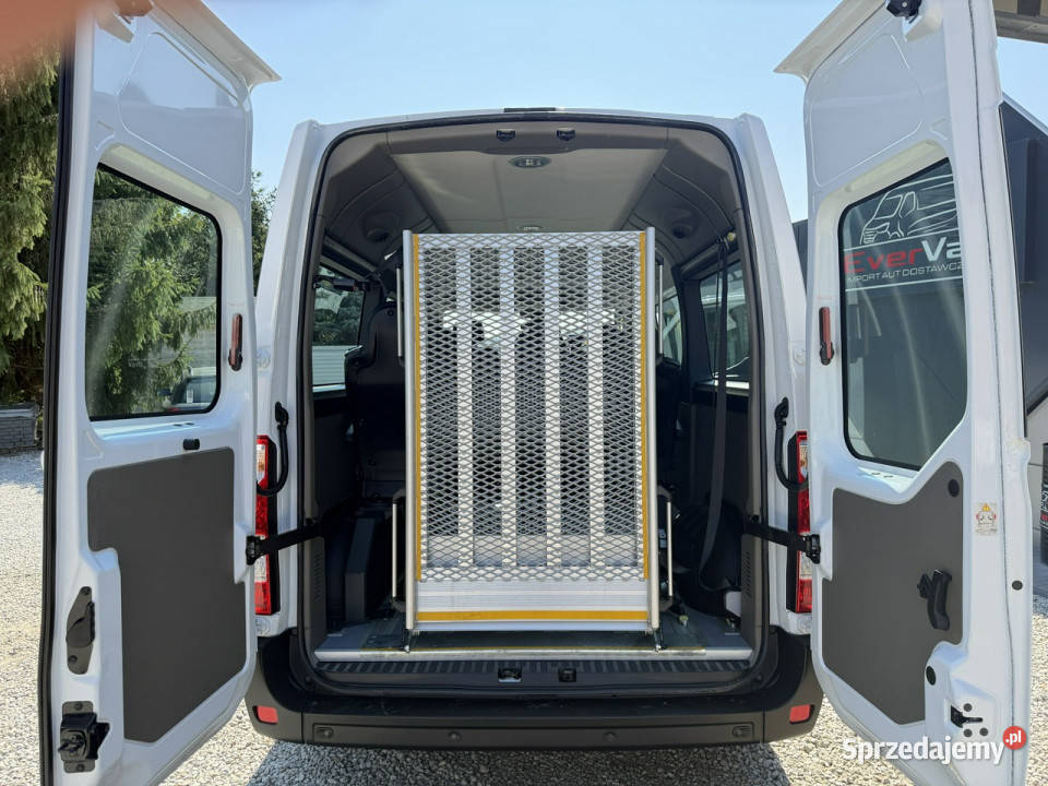 Renault Master 9osobowy średniak L2H2 inwalida czujnik parkowania Warszawa