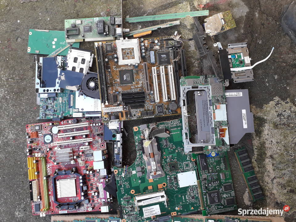 Pamięć ram złom elektroniczny złoto płyta główna Częstochowa