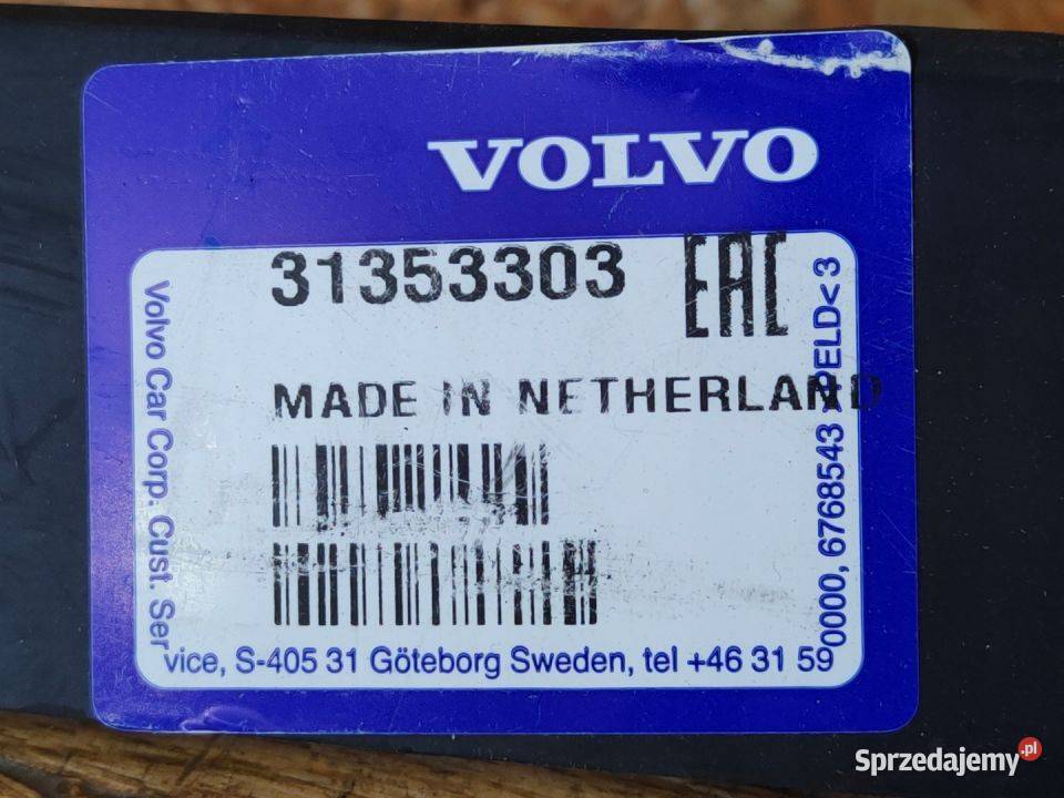 VOLVO S60 V60 LISTWA HOKEJ SPOILER ZDERZAK PRZÓD Pleszew