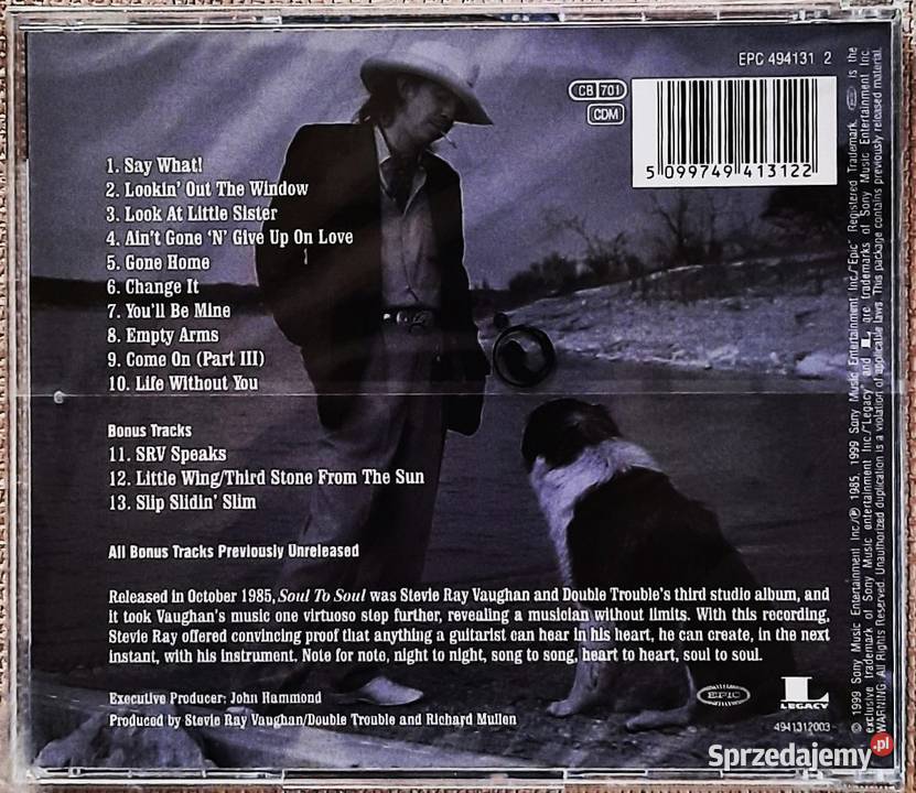 Znakomity Album CD STEVIE RAY VAUGHAN And Double dolnośląskie Lubin