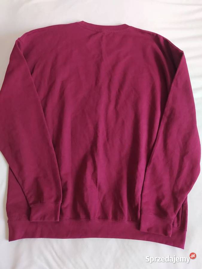 Bluza bawełniana męska bordowa Awdis 4XL5XL Rozmiar 4XL Odzież codzienna