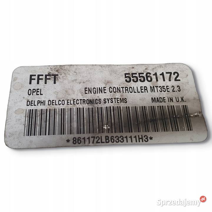 STEROWNIK SILNIKA Opel Zafira B Astra H III 16 Chełm