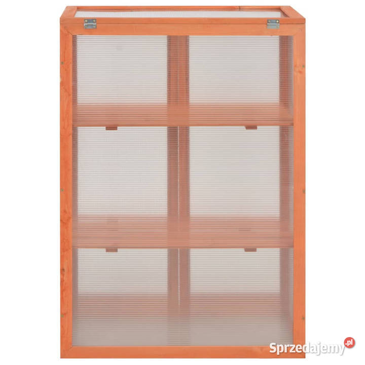 Szafka na rośliny szklarnia drewniana 75 x 47 x