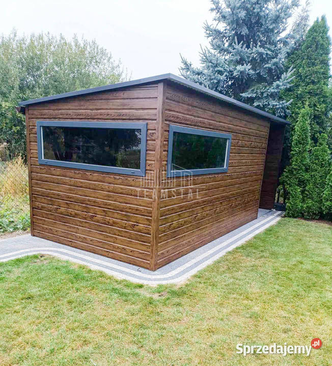 Schowek domek ogrodowy 45x25m wiata 18m drzwi 2x Olsztyn