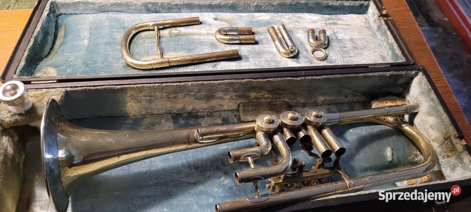 Trąbka in B z klawiaturą obrotową blaszane Bąków
