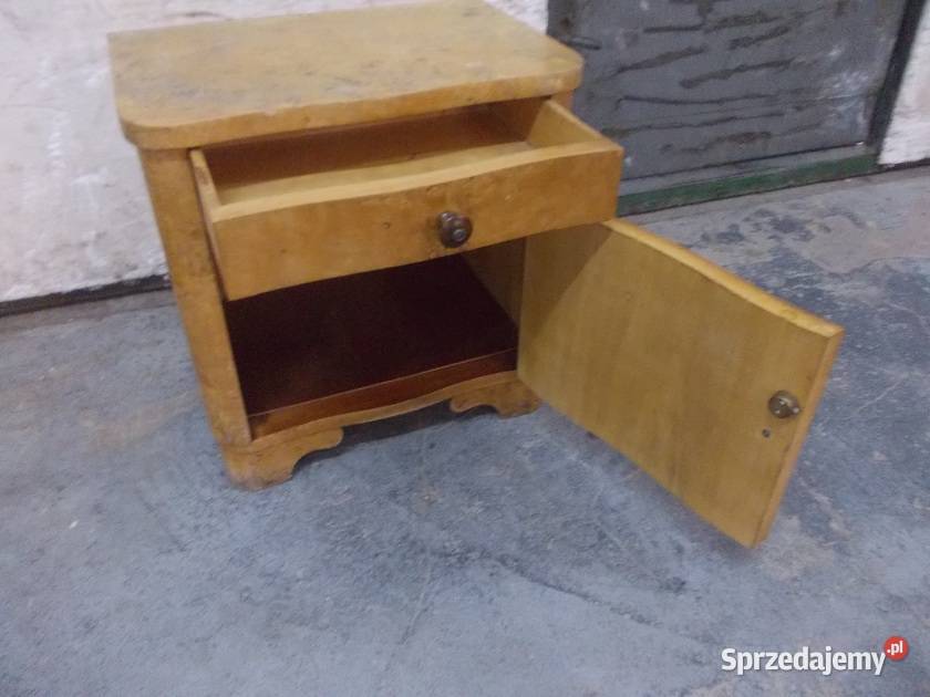 Stara szafka nocna PRL vintage nakastlik lata śląskie Bielsko-Biała