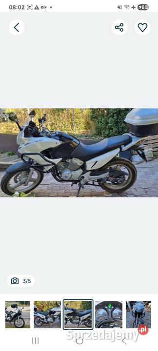 Honda Varadero 125 2011 r 18 przebieg pomorskie Rumia