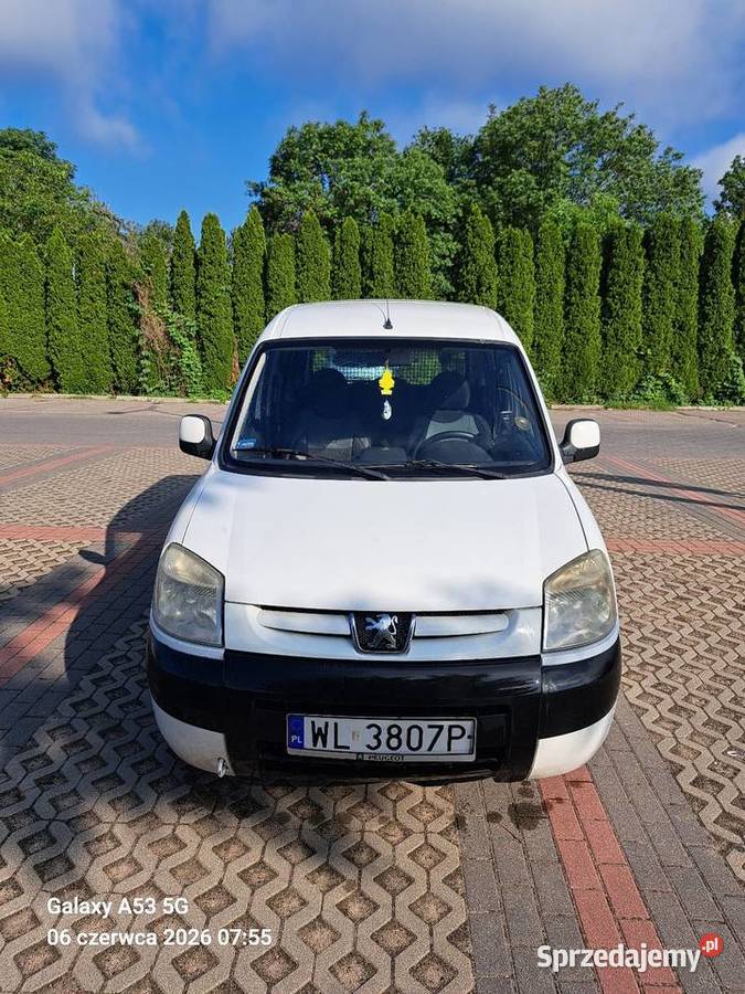 Sprzedam Peugeot partner 16 hdi 90 2007 mazowieckie