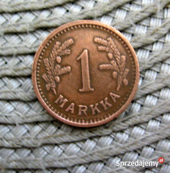 Finlandia 1 Markka 1943r Miedz Kalisz