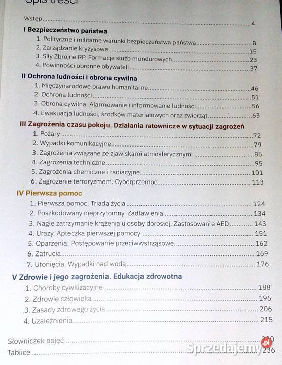 Edukacja bezpieczeństwa Zakres podstawowy B sprzedam
